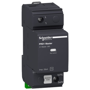 Scaricatore di sovratensione modulare PRD1 Master 1-polare 350V con TVS SPD a trasferimento remoto per una protezione efficace dalle sovratensioni - Product Image 1