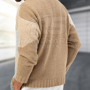 Pull en laine tendance pour homme, doux, confortable, décontracté, pull en cachemire mélangé pour homme, luxueux, doux, chaud - Product Image 5