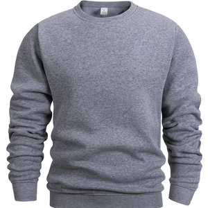 Chemises légères de haute qualité pour hommes Sweat-shirt élégant respirant à col rond pour hommes Design décontracté personnalisé Sweatshirts en gros - Product Image 4
