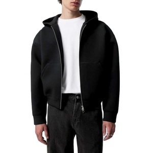 Streetwear Men's <b>Full</b> <b>Zip</b> up High Quality Polyester Cotton Oversized <b>Sweatshirts</b> Zipper Hoodie - Product Image 5