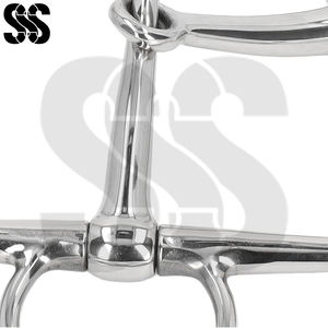 Bocado Ecuestre de Acero Inoxidable Resistente, Control Fuerte, Resistente al Óxido, Acabado Liso, Cómodo para Entrenamiento y Competición - Product Image 4