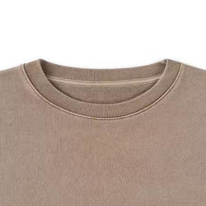 Último diseño hombres Casual cuello redondo sudadera suave algodón manga larga sudadera polar pulóver sudadera - Product Image 3