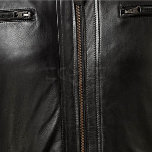 Vestes en cuir personnalisées de bonne qualité 2023 High Street veste en cuir d'hiver pour hommes à vendre vestes de mode confortables - Product Image 6