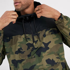 Nouveau dernier Design OEM vêtements de sport décontractés hommes légers à capuche demi fermeture éclair veste coupe-vent veste pour hommes 2026 - Product Image 6