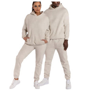 Ensembles de survêtements et pantalons de jogging pour femmes, grande taille, style hip-hop, vêtements d'hiver, vente en gros, personnalisables, coupe oversize, couleur unie - Product Image 2