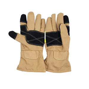 Guante de fuego estándar de buena calidad para bombero Repuestos de lucha contra incendios Guante de bombero - Product Image 4