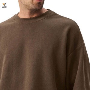 MOQ bajo Precios baratos Poliéster de secado rápido Cuello redondo Camisetas de manga larga Camisetas de cuello redondo para hombres con manga larga - Product Image 4