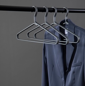 Aluminium Silver <b>Coat</b> Hanger <b>Hooks</b> Rails Clothes <b>hooks</b> hanger Premium Quality <b>for</b> Home Bedroom Shop Shopping Mall Clothes Hanger - Product Image 3