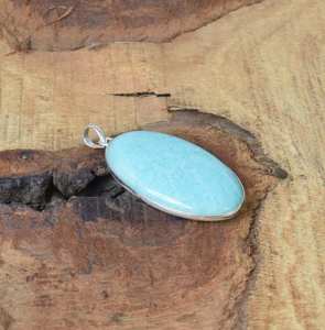 Colgante de plata esterlina 925 aguamarina azul de diseñador hecho a mano, joyería fina de estilo Vintage para mujer - Product Image 2