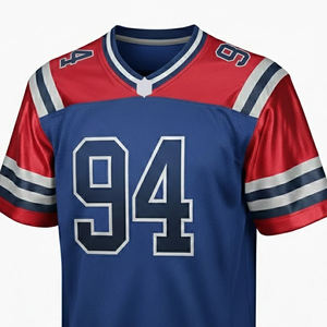 Maillot de football américain 3D imprimé en polyester 2026, nom et numéro d'équipe personnalisés, cousu, respirant, maillot de football américain - Product Image 4