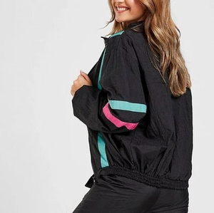 Conjunto de Chaqueta Cortavientos de Lujo para Mujer al por Mayor, el Mejor Fabricante de Conjuntos Deportivos Personalizados de 2 Piezas, Conjuntos de Chaqueta Cortavientos de Color en Contraste para Mujer - Product Image 6