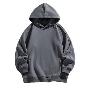 OEM personalizado impreso bordado logotipo diseño hombres sudadera 2023 otoño nueva juventud casual simple color sólido pulóver sudadera - Product Image 1