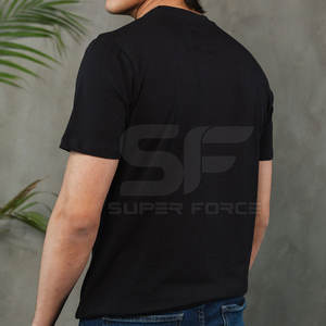 Wholesale Men 100% Cotton T Shirt Soft Comfortable Casual Crew Neck Plain Tee OEM Men 100% Cotton T Shirt - Product Image 4