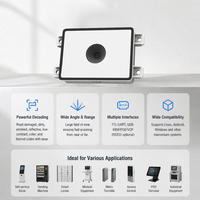 Módulo de Escáner de Códigos QR Integrado Personalizado WCMI, Escáner de Códigos de Barras USB RS232 de Alta Velocidad, 200 Escaneos/Segundo, en Stock para Sistemas de Vending