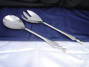 Low Price Gold Fancy Cutlery Flatware Set Simple Classic Look Luxury Knife Spoon, Fork Tableware Server Set for Home and Hotel - Product Image 3