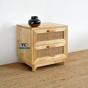 Placard en rotin tissé de meilleur choix avec étagères idéal pour une utilisation quotidienne dans les appartements modernes et les centres de villégiature tropicaux - Product Image 3