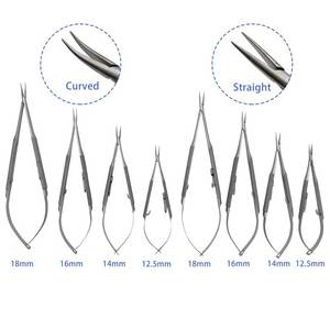 Portaagujas Castroviejo Manual de Acero Inoxidable para Oftalmología, Odontología y Ortodoncia, Instrumento Quirúrgico Ocular - Product Image 4