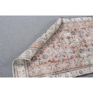 พรมวินเทจสไตล์ตุรกี ขนาด 3x6.2 ฟุต พรมตกแต่งสีน้ำตาล พรมสไตล์ตะวันตกเฉียงใต้ - Product Image 5