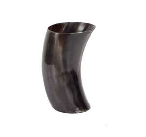 Verre à corne d'animal véritable fabriqué à la main de haute qualité avec finition naturelle pour les cérémonies traditionnelles à un prix abordable - Product Image 5