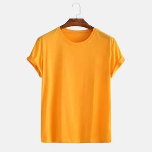 <b>Men's</b> Casual 100% Cotton Flannel <b>Shirt</b> Breathable Knitted T-<b>Shirt</b> Plus Size <b>Collarless</b> Plain Dyed Streetwear Comfortable Plus - Product Image 1