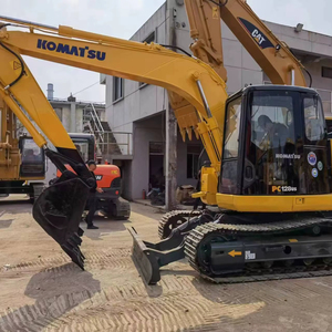 Komatsu รถตักตีนตะขาบ PC128US มือสองจากญี่ปุ่นมีชิ้นส่วนมอเตอร์หลักรวมถึงตลับลูกปืน - Product Image 1