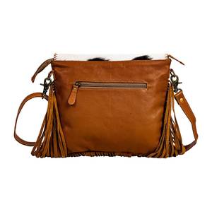Bolso bandolera de cuero genuino con estampado de cocodrilo, hecho a mano, estilo bohemio occidental azteca, para mujer, con aspecto vintage y diseño boho. - Product Image 3