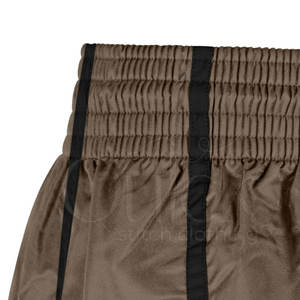 กางเกงขาสั้นมวยไทยขาสั้นสไตล์ใหม่สีแบบกำหนดเองและโลโก้ - Product Image 5