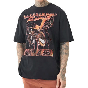 Venta al por mayor de camisetas de algodón para hombre liso en blanco de manga corta de gran tamaño deportes gimnasio moda casual ropa impresa personalizada - Product Image 2