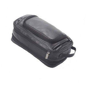 Bolsa de cosméticos de cuero PU con cremallera, logotipo personalizado promocional, venta al por mayor - Product Image 1