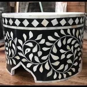 Base para Pastel con Incrustaciones de Hueso Hecha a Mano, Exhibición Decorativa Única para Eventos Familiares, Regalo al por Mayor, Herramienta para Pasteles y Postres - Product Image 2