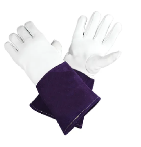 Cuir de vachette de haute qualité résistant à la chaleur protection peau de chèvre argon sécurité tig gants de soudage haute qualité sur mesure - Product Image 6