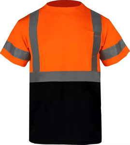 เสื้อทำงานแบบสะท้อนแสงสำหรับฤดูร้อน ขายส่งแบบ OEM เสื้อความปลอดภัยในการทำงานระดับ 2 ระบายอากาศได้ดี เสื้อตาข่ายสำหรับกิจกรรมกลางแจ้ง เสื้อสะท้อนแสงสำหรับชุดทำงาน - Product Image 5