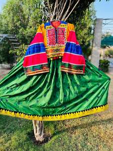 Kuchi afghan traditionnel fait à la main de style chaud robes OEM vêtements faits à la main pleine broderie robe afghane traditionnelle afghane - Product Image 4