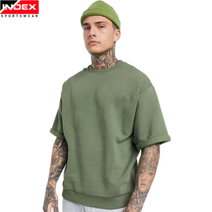 Fabricant de t-shirts tricotés à manches courtes personnalisés pour hommes 100% coton biologique à séchage rapide respirant coupe décontractée - Product Image 1