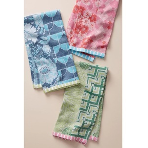 Chiffon de nettoyage en coton doux personnalisé en usine avec un bon absorbant, torchon de cuisine de haute qualité, prix d'usine de gros - Product Image 5