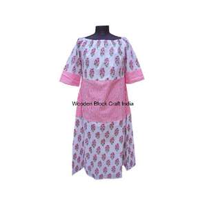 Vestido Maxi Boho Moderno y Ligero, 100% Algodón, Transpirable, Lavable, Ecológico, Estampado Floral Rosa, Elegante, Estilo Veraniego - Product Image 2