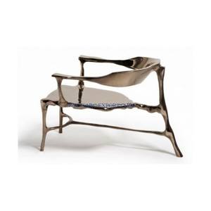 Diseño antiguo Metal Latón Hoteles Muebles Sillas La mejor calidad Gran tamaño Interior y exterior Sillas de uso comercial para el hogar - Product Image 2