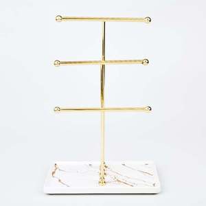 Multi-Tiered Jewelry Organizer Stand Decorative Jewelry Stand <b>for</b> Rings, Necklaces & Earrings - Product Image 5