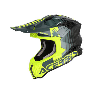 Casco Acerbis AIRSTRIKE-C Retro in Fibra di Carbonio, Nuovo Modello Semi-Integrale Taglia XL con Visiera per Moto e Motocross, Stile Retrò - Product Image 1