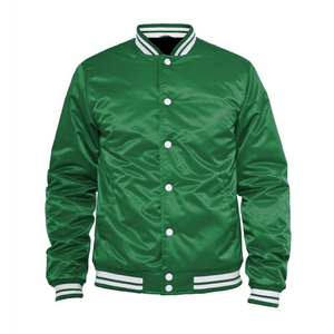 Chaqueta de bombardero reversible transpirable impermeable a prueba de viento para hombre de invierno con tela de poliéster 100% de lona ecológica - Product Image 3