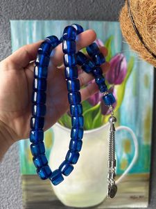 สายลูกประคำสีเทอร์ควอยซ์อัจฉริยะออกแบบแทสเบียอุปกรณ์สวดมนต์พร้อมลูกปัดเรซินธรรมชาติ - Product Image 2