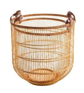 Paniers à linge en bambou naturel, ensemble de paniers à linge en bambou vert, ensemble de paniers à linge en bambou bio, bambou luxueux - Product Image 1
