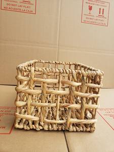 Meilleur ensemble de 2 pièces confortable jacinthe d'eau panier de rangement organisateur pour blanchisserie organisation décoration de la maison - Product Image 3