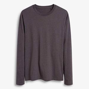 Camisetas de Manga Larga para Hombre, 100% Algodón, de Alta Calidad, Cálidas, Transpirables, con Logotipo Personalizado, para Correr al Aire Libre y Fitness, Novedad 2026 - Product Image 6