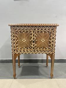 Console en incrustation d'os, table basse en incrustation d'os - Product Image 6