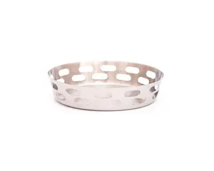 Stainless steel Bread Basket Stainless Steel Round Bread Basket/Roti, Chapati, Naan Tokari Fruit Bowl