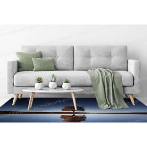 Tapis imprimé paysage d'arbres - Tapis personnalisés, tapis d'entrée, décoration intérieure, tapis fin non tissé - Product Image 2