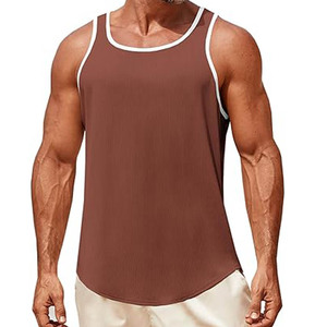 Ropa de gimnasio para hombre, camisetas sin mangas de entrenamiento, camiseta atlética sin mangas, chalecos de entrenamiento de Fitness de ajuste Regular Vintage, camiseta sin mangas para hombre - Product Image 3