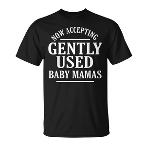 T-Shirt con Citazione 'Baby Mamas' Usata con Cura - Prodotto Promozionale in Offerta - Product Image 2