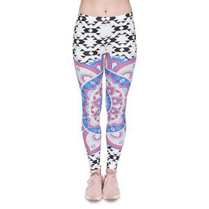 Leggings de fitness pour femmes de haute qualité en nylon spandex avec poches taille moyenne pantalons de sport de gymnastique - Product Image 5